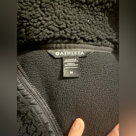 Athleta Cozy Sherpa Fleece Pullover - Picture 7 of 8